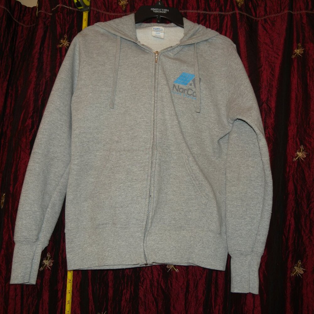Grey Zip-Up Hoodie